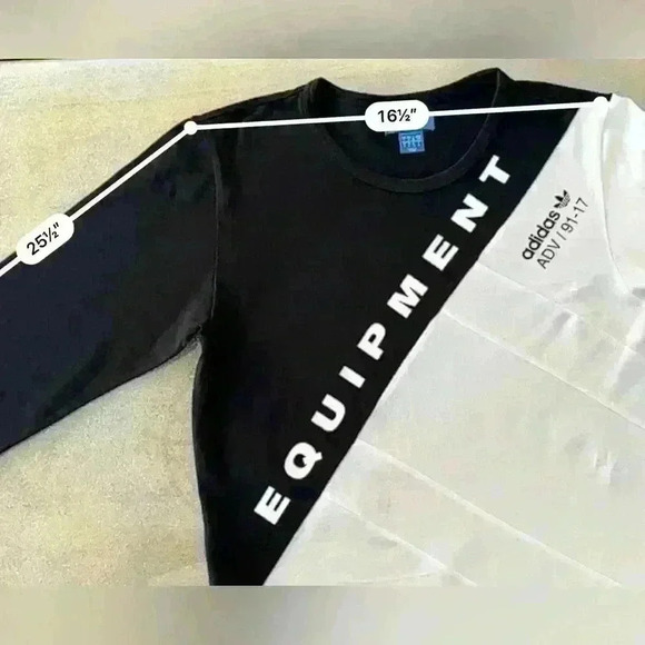 Adidas Burnside Long Sleeve Tee (137) - Picture 12 of 16